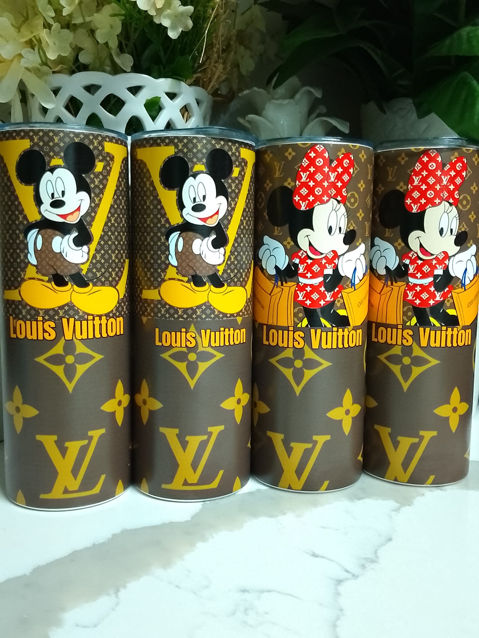 Brown Mickey Mouse Tumblers
