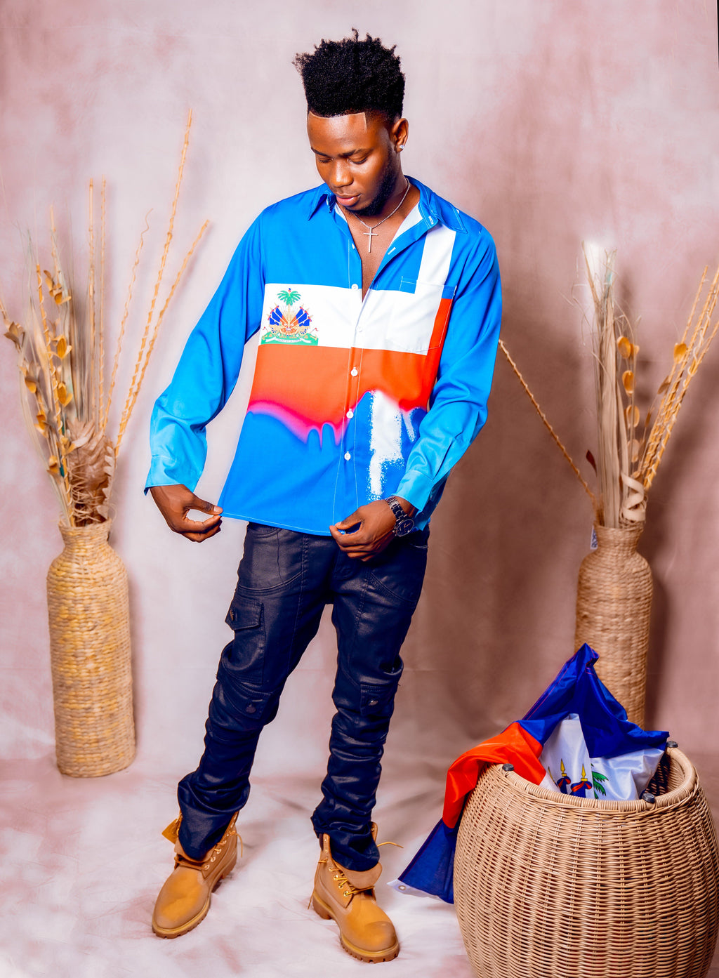 Long Sleeve Shirt Men Clothes Samoan Polynesian Shirts For Tribal Island Top Men's Shirt