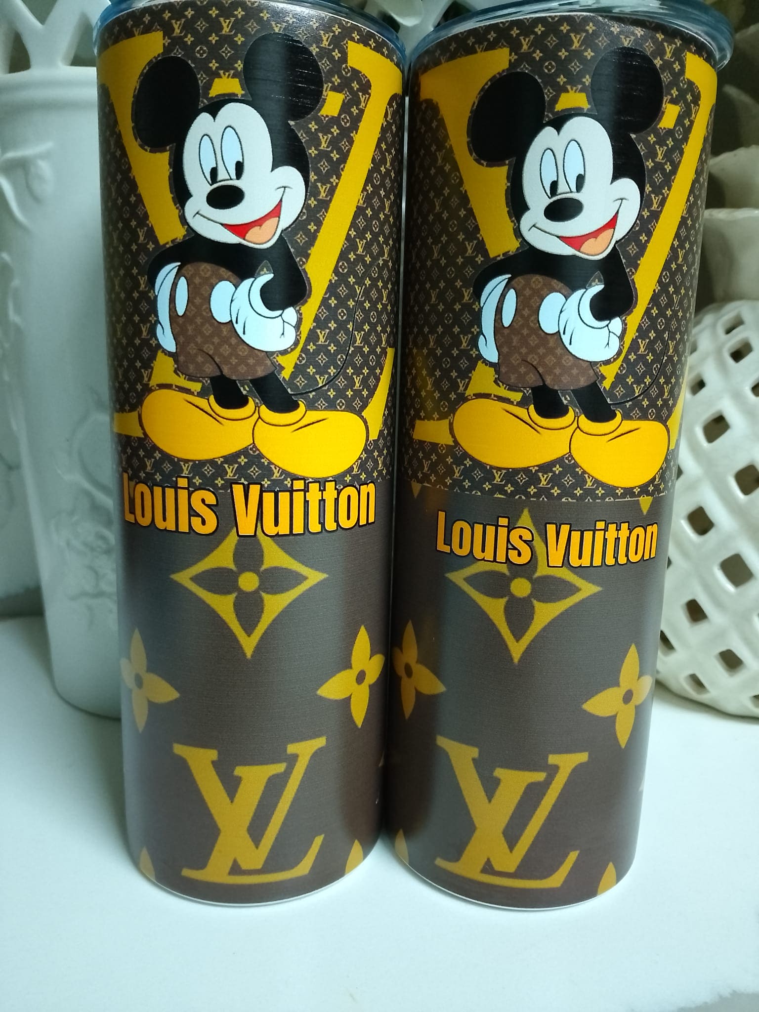 Brown Mickey Mouse Tumblers