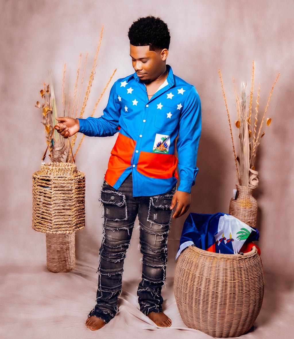 Long Sleeve Shirt Men Clothes Samoan Polynesian Shirts For Tribal Island Top Men's Shirt